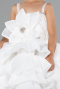 Abendkleid für Kinder Kurz Weiß ABK2433