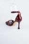 Party-Schuhe Lackleder Weinrot ABR1156