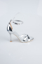 Party-Schuhe Lackleder Silber ABR1156