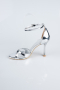 Party-Schuhe Lackleder Silber ABR1156