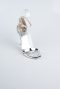 Party-Schuhe Lackleder Silber ABR1157
