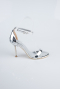 Party-Schuhe Lackleder Silber ABR1157