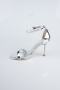 Party-Schuhe Lackleder Silber ABR1157