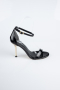 Party-Schuhe Lackleder Schwarz ABR1157
