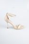 Party-Schuhe Lackleder Hautfarben ABR1157