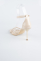 Party-Schuhe Lackleder Hautfarben ABR1157