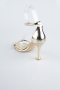 Party-Schuhe Lackleder Gold ABR1158