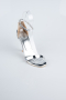 Party-Schuhe Lackleder Silber ABR1158