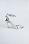Party-Schuhe Lackleder Silber ABR1158