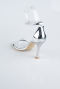 Party-Schuhe Lackleder Silber ABR1158