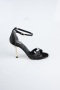 Party-Schuhe Satin Schwarz ABS1155