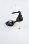 Party-Schuhe Satin Schwarz ABS1155