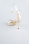 Party-Schuhe Satin Hautfarben ABS1155