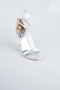 Party-Schuhe Satin Silber ABS1157