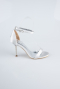 Party-Schuhe Satin Silber ABS1157