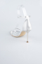 Party-Schuhe Satin Silber ABS1157