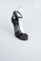 Party-Schuhe Satin Schwarz ABS1157
