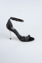 Party-Schuhe Satin Schwarz ABS1157