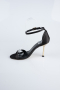 Party-Schuhe Satin Schwarz ABS1157