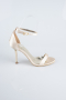 Party-Schuhe Satin Hautfarben ABS1157