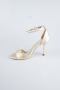 Party-Schuhe Satin Hautfarben ABS1157