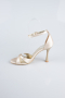 Party-Schuhe Satin Hautfarben ABT1156