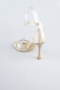 Party-Schuhe Satin Hautfarben ABT1156
