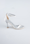 Party-Schuhe Satin Silber ABS1158