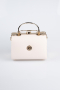 Abendtasche Leder Nude KC170