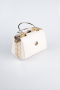 Abendtasche Leder Nude KC170
