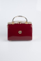 Abendtaschen Lackleder Weinrot KC170