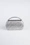 Abendtasche Laserschnitt Platin V351