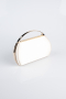 Abendtasche Satin Hautfarben V351
