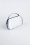 Abendtasche Satin Platin V351