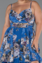 Abendkleid in Übergröße Lang Blau ABU5266