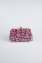 Abendtasche Satin Fuchsie SH849