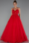 Abendkleid Lang Rot ABU5279