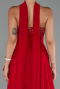 Abendkleid Lang Chiffon Rot ABU5280