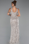 Abendkleid Lang Beige ABU5281