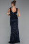 Abendkleid Lang Marineblau ABU5281