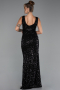 Abendkleid Lang Schwarz ABU5281