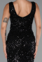 Abendkleid Lang Schwarz ABU5281