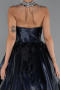 Abendkleid Lang Satin Marineblau ABU5324
