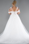 Brautkleid in Großen Größen Lang Weiß ABG052