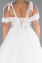 Brautkleid in Großen Größen Lang Weiß ABG052