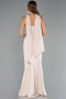 Abschlusskleid Lang Beige ABU5216