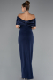 Standesamtkleid Lang Marineblau ABU5352