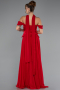 Rot Abendkleid Chiffon Lang ABU5327