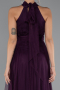 Violette Abschlusskleid Lang ABU3252
