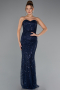 Abendkleid Lang Marineblau ABU4517